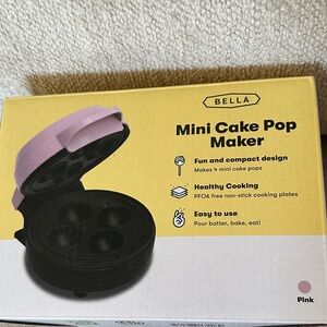 Abella Pink and Black Mini Cake Pop Maker